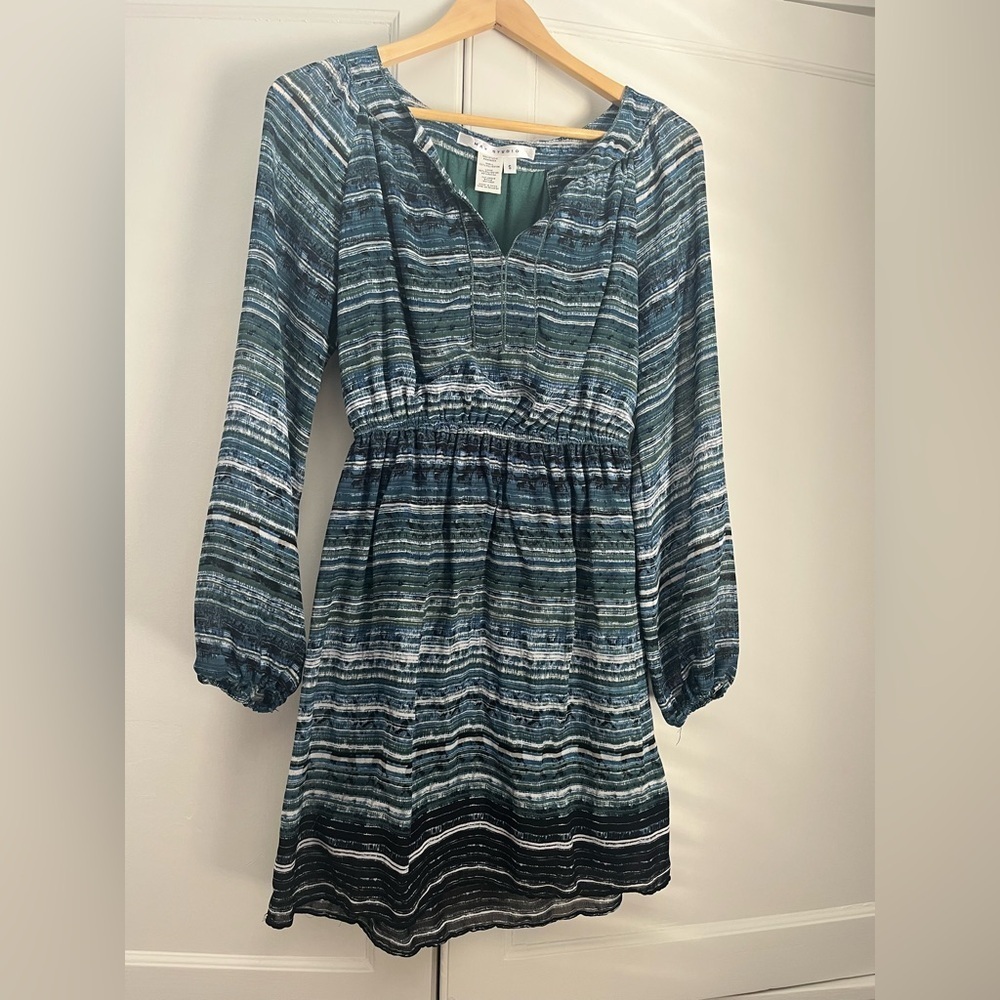 Max Studio Striped Mini Dress